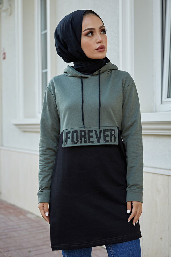  - Forever Spor Tunik 8668-5 Haki (1)