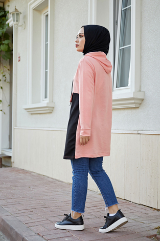 Forever Spor Tunik 8668-7 Pudra - Thumbnail