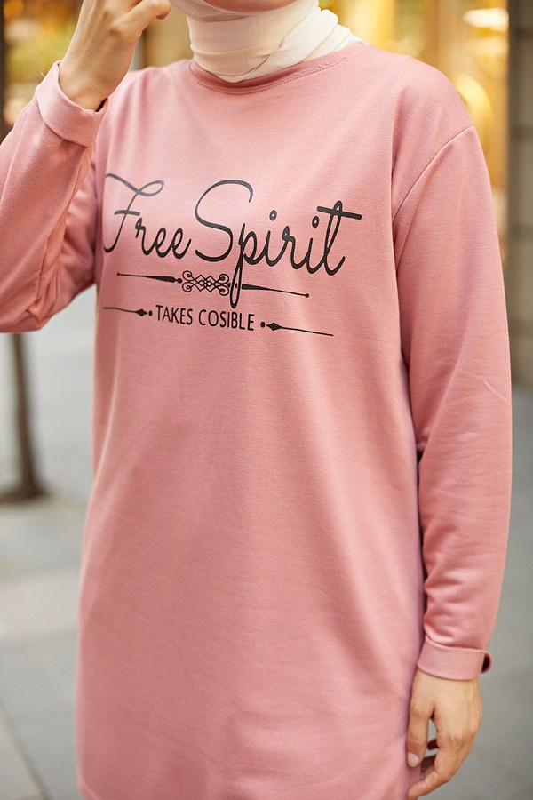 Free Spirit Sweat-Tunik 9792-6 Gülk.