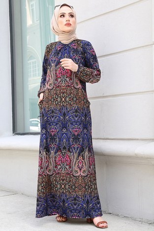 FRZ Dress 17646-7 Mixed color - Thumbnail
