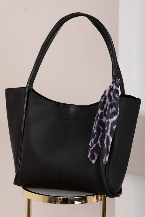 Dmç - Fular Detaylı Kol Çantası -11