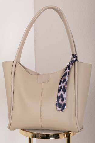 Fular Detaylı Kol Çantası -15 - Thumbnail