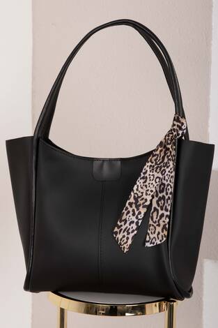 Fular Detaylı Kol Çantası -2