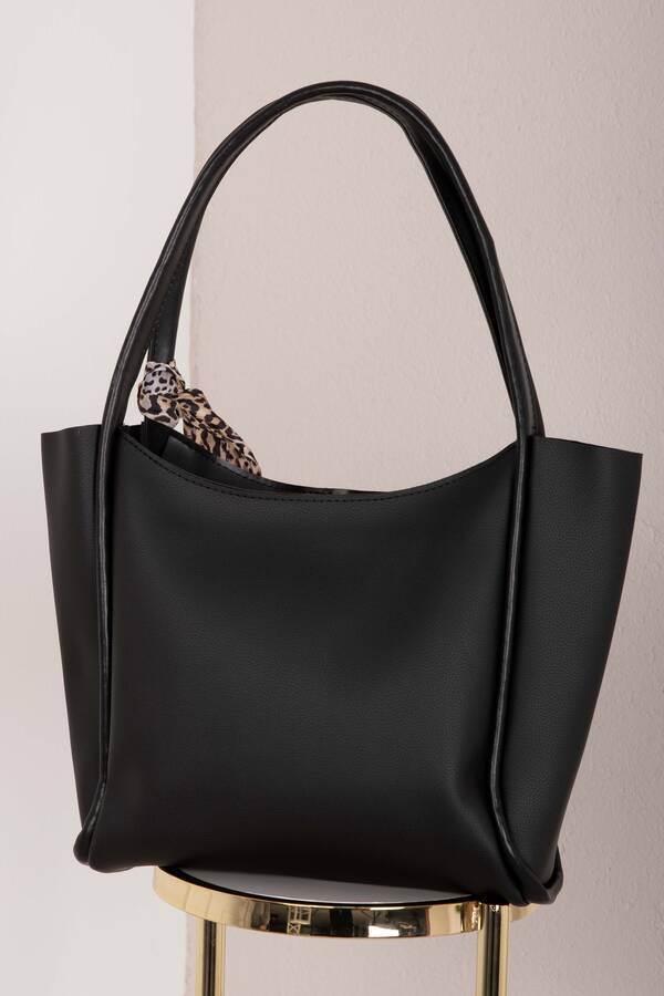 Dmç - Fular Detaylı Kol Çantası -2 (1)