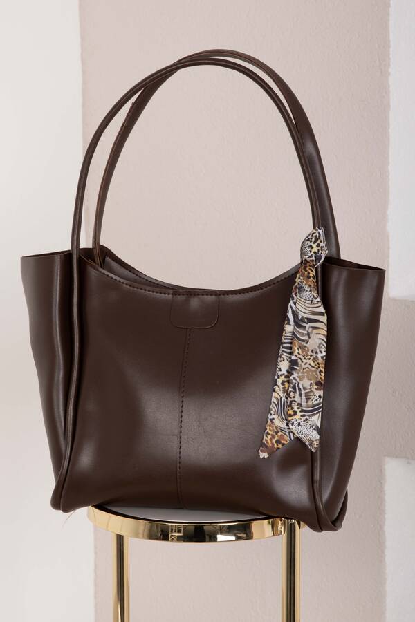 Dmç - Fular Detaylı Kol Çantası -23