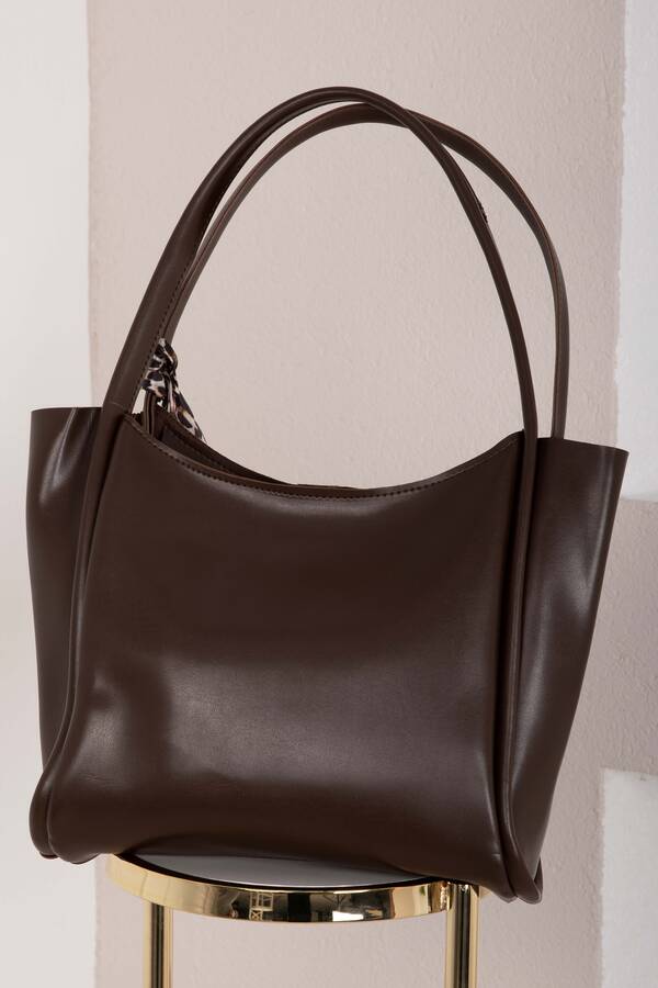 Dmç - Fular Detaylı Kol Çantası -8 (1)