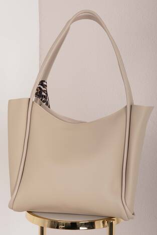 Fular Detaylı Kol Çantası -9 - Thumbnail