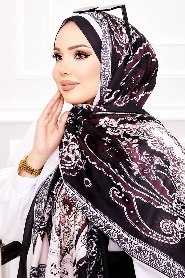 Ecn - Hira Desen Soft Şal -10 (1)