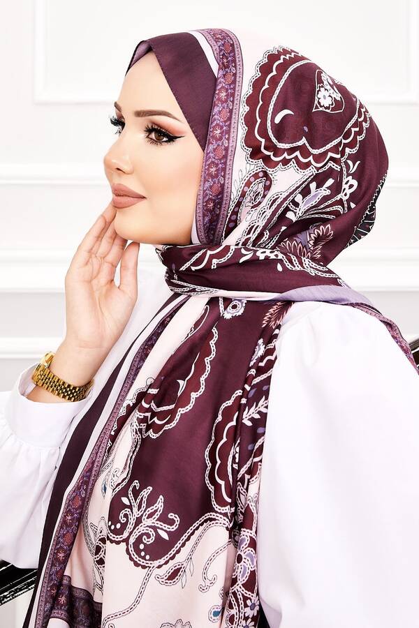 Ecn - Hira Desen Soft Şal -5 (1)