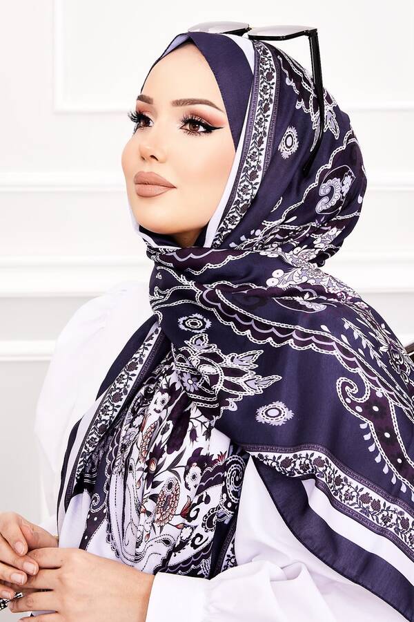 Ecn - Hira Desen Soft Şal -7 (1)