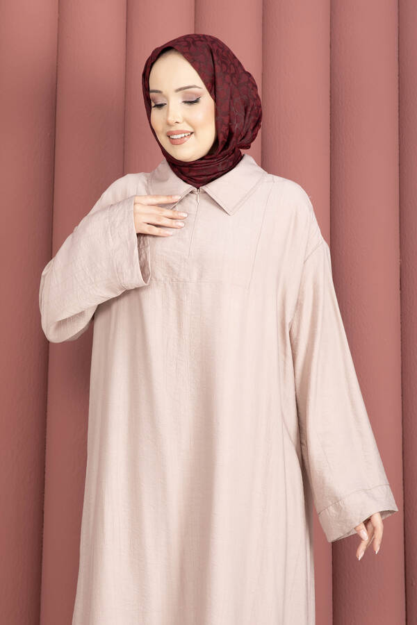 Hl - Hira Yarım Fermuarlı Tunik Takım Taş (1)