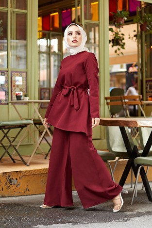 İkili Takım 5597-04 Bordo - Thumbnail