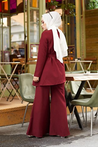 İkili Takım 5597-04 Bordo - Thumbnail