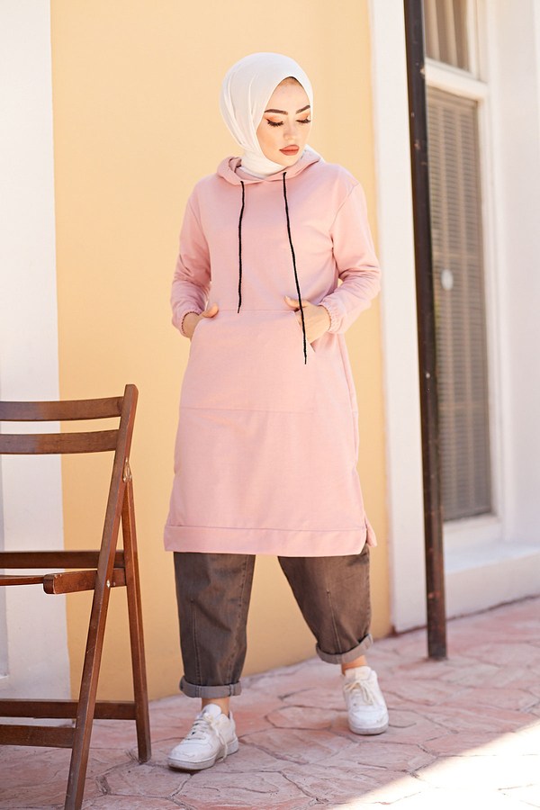  - Kanguru cepli tunik 62871-21 Pudra