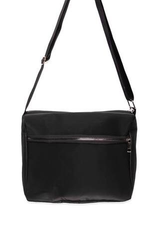 Kapitone Desen Fermuarlı Askılı Çanta Siyah - Thumbnail