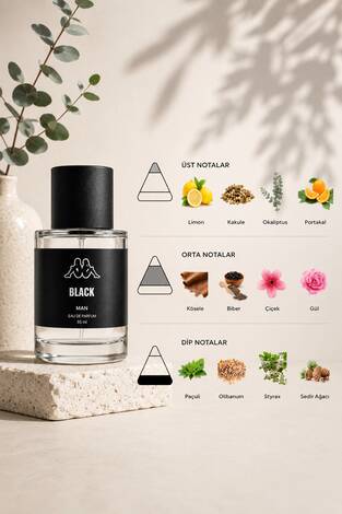 Kappa Edp Erkek Parfüm Black - Thumbnail
