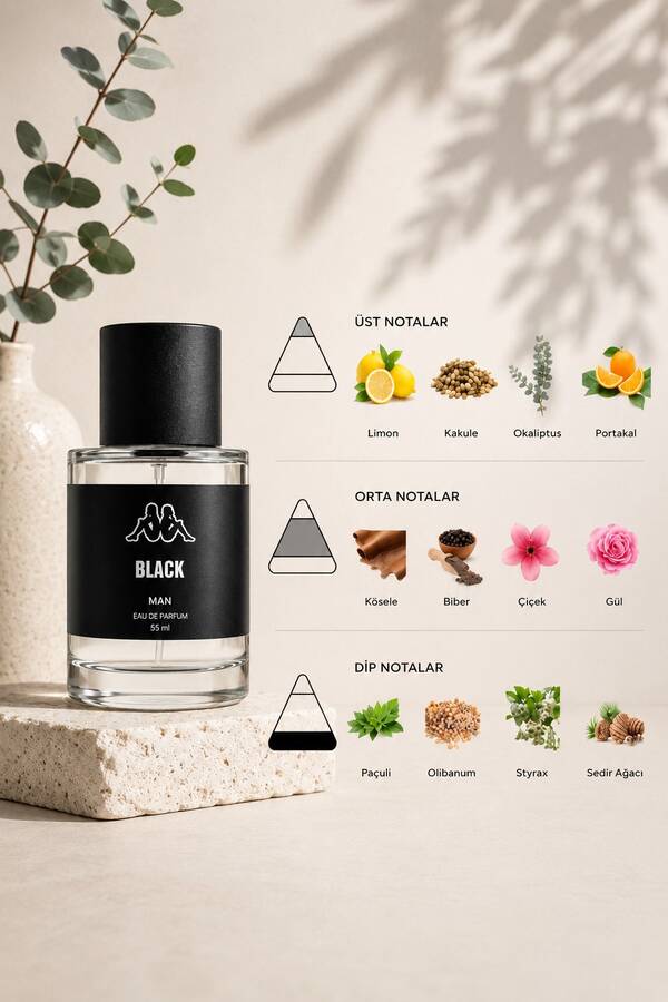 Kp - Kappa Edp Erkek Parfüm Black (1)