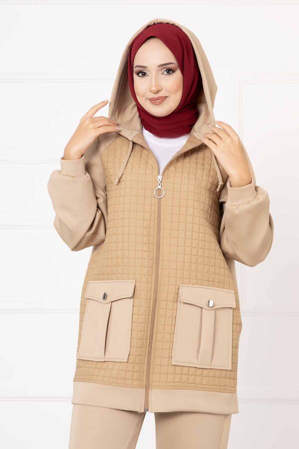 MD - Kapüşonlu Kapitone İkili Takım TEN (1) MD - Kapüşonlu Kapitone İkili Takım TEN (1)