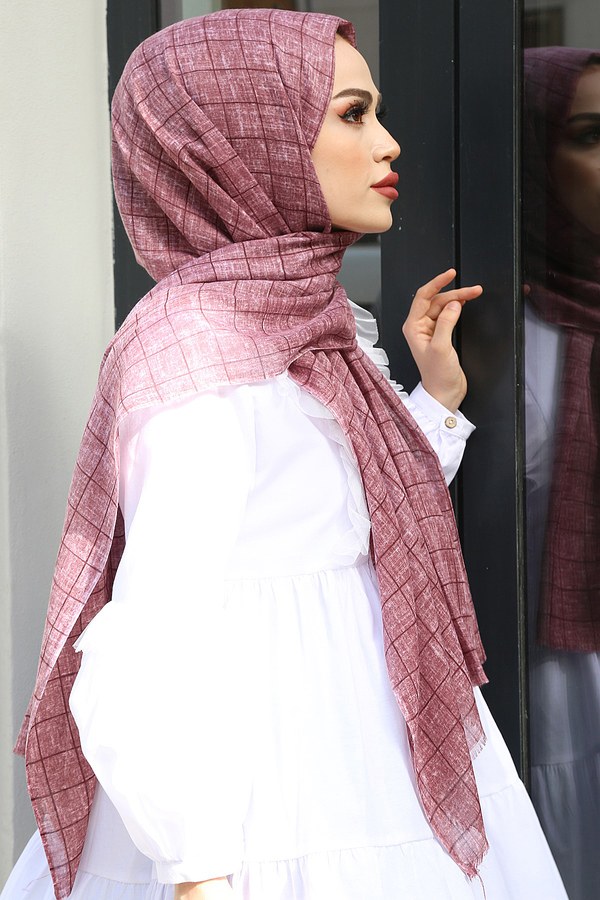  - Kare Desenli Şal 86508-4 (1)
