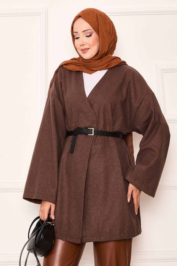 Svs - Kaşe Kumaş Zarif Oversize Kap Kahve (1) Svs - Kaşe Kumaş Zarif Oversize Kap Kahve (1)