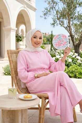 Katlanabilir Yelpaze Pembe (1)