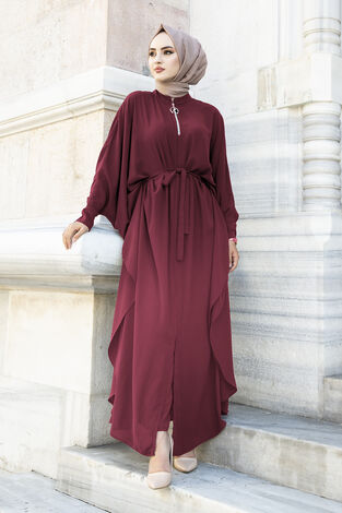 Kelebek Model Ferace 530GK-3237 Bordo - Thumbnail