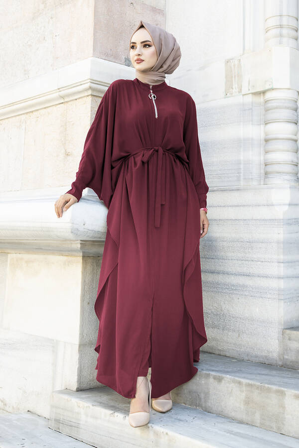 Gk - Kelebek Model Ferace 530GK-3237 Bordo