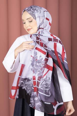 Kemer Desen Premium Şal Serisi Siyah - Thumbnail