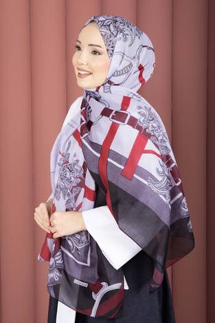 Kemer Desen Premium Şal Serisi Siyah - Thumbnail