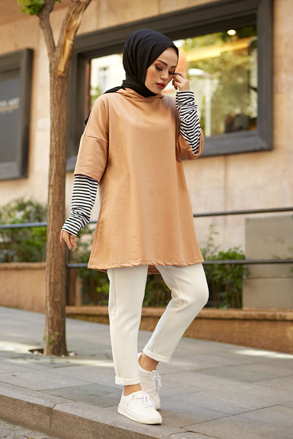  - Kolu Garnili Sweat 8212-3 Camel