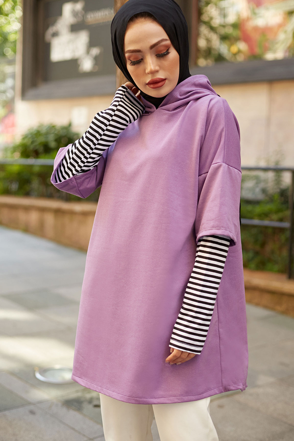  - Kolu Garnili Sweat 8212-4 Lila (1)