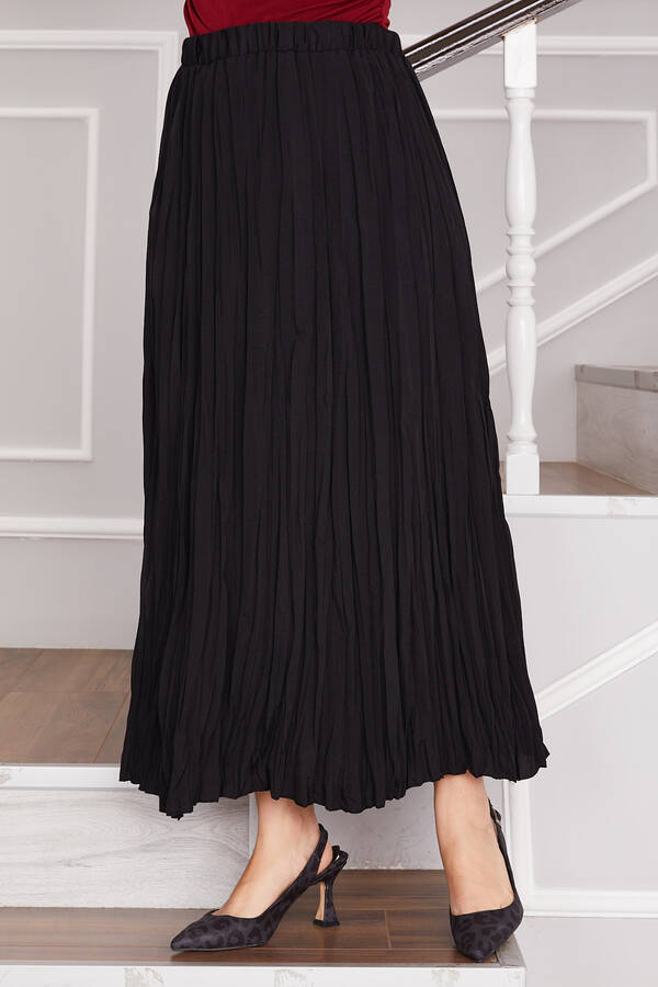 MD - Kraş Tesettür Etek Siyah (1)