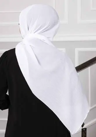 Krinkıl Şal Beyaz - Thumbnail