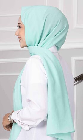 Lady Tesettür Şal Mint - Thumbnail