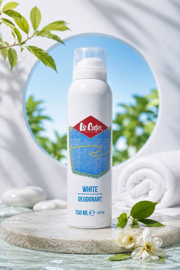 Lee Cooper Unisex Deodorant White - 4