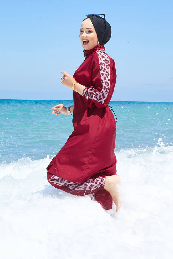 Df - Leopar Garnili Tesettür Mayo -130 (1) Df - Leopar Garnili Tesettür Mayo -130 (1)