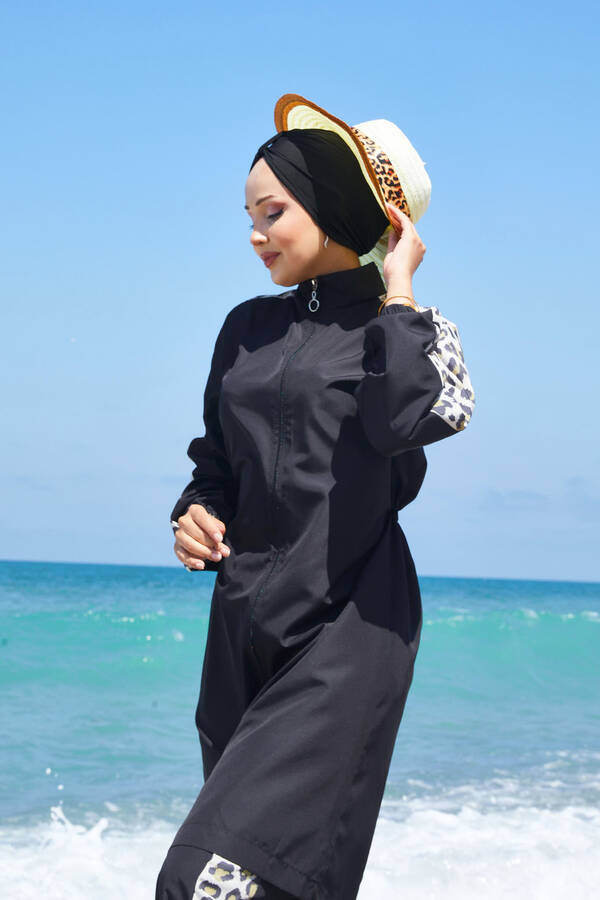 Df - Leopar Garnili Tesettür Mayo -133 (1) Df - Leopar Garnili Tesettür Mayo -133 (1)