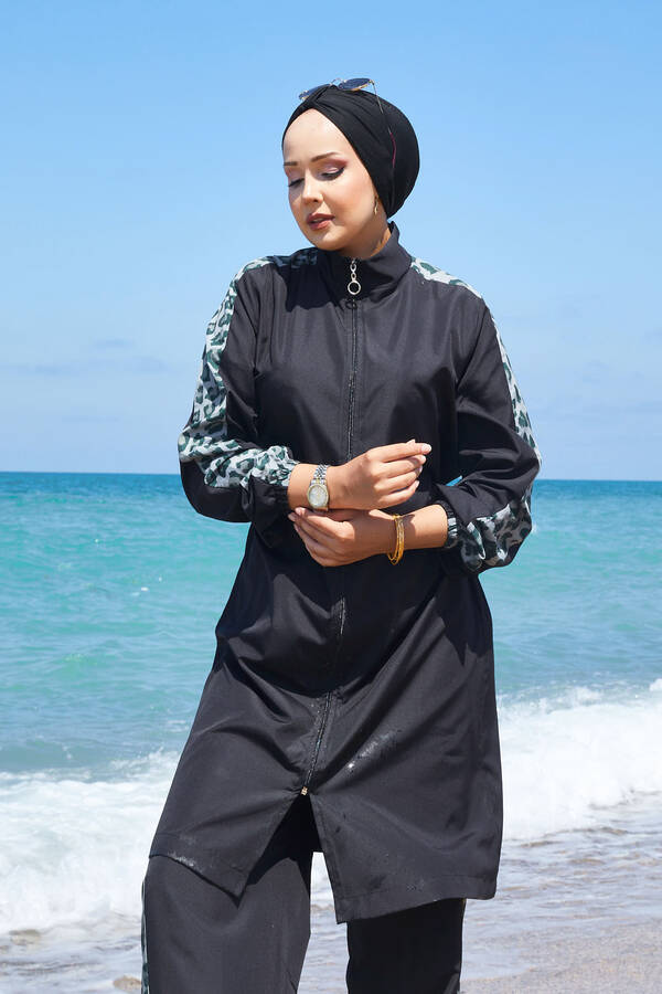 Df - Leopar Garnili Tesettür Mayo -134 (1) Df - Leopar Garnili Tesettür Mayo -134 (1)