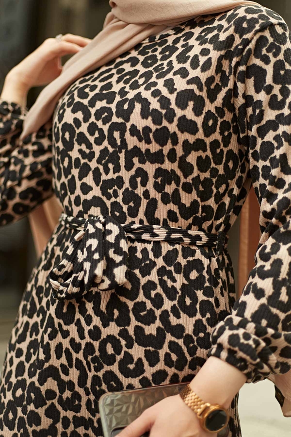 Leopard Patterned Dress 120NY3362