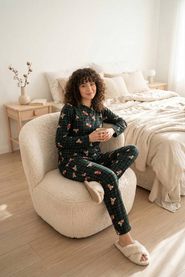 Tkm - Lovely Desenli Pijama Takımı -10 (1)