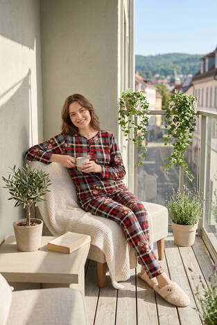 Lovely Desenli Pijama Takımı -11