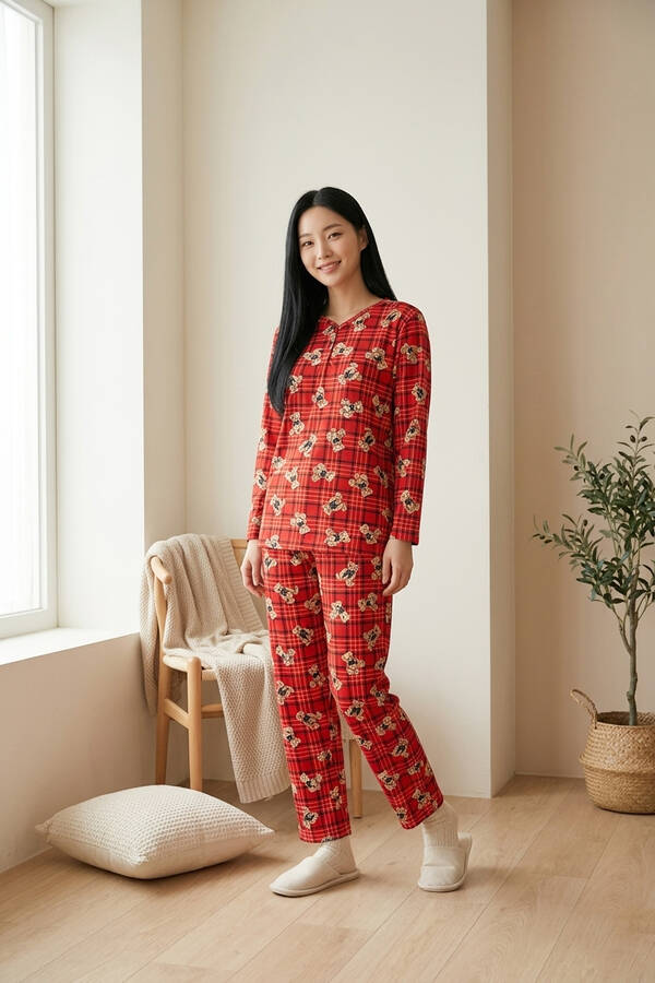 Tkm - Lovely Desenli Pijama Takımı -14 (1)