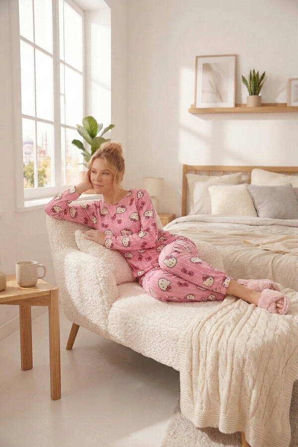 Tkm - Lovely Desenli Pijama Takımı -15 (1)