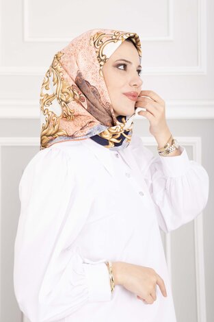 Luxury Zincir Detaylı Eşarp Serisi Camel (1)