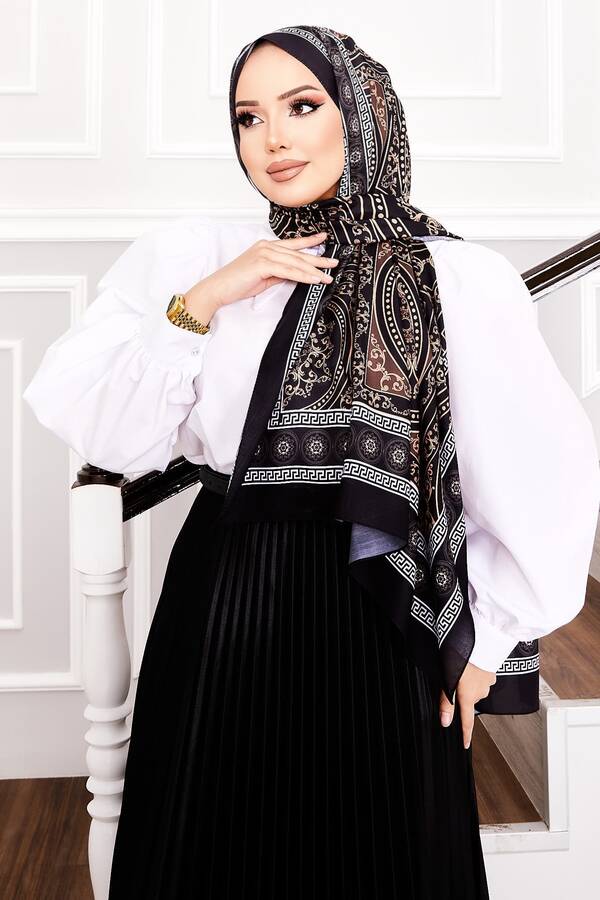 Madalyon Desen Soft Şal -10 Madalyon Desen Soft Şal -10