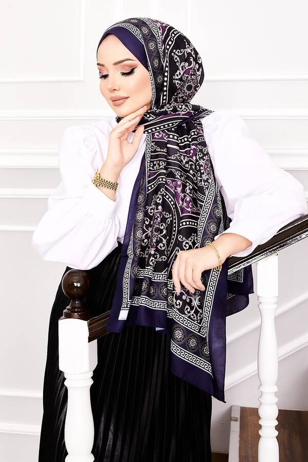Madalyon Desen Soft Şal -11 Madalyon Desen Soft Şal -11