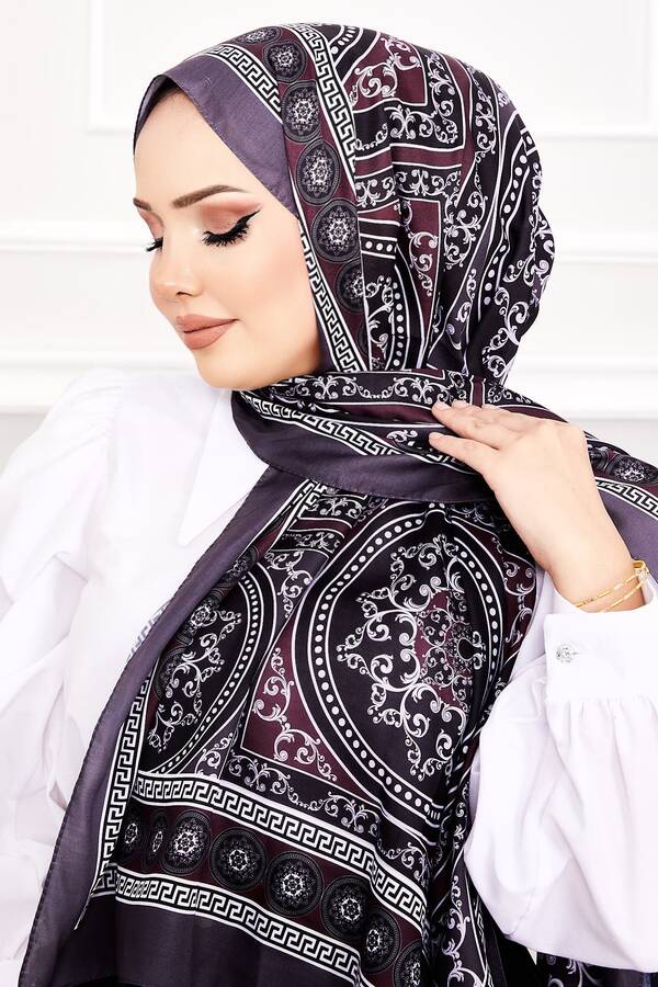 Ecn - Madalyon Desen Soft Şal -5 (1)