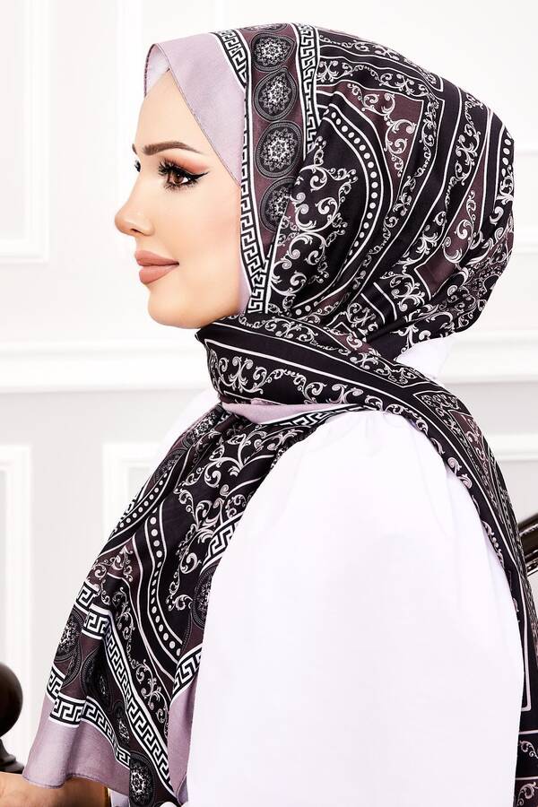 Ecn - Madalyon Desen Soft Şal -7 (1)