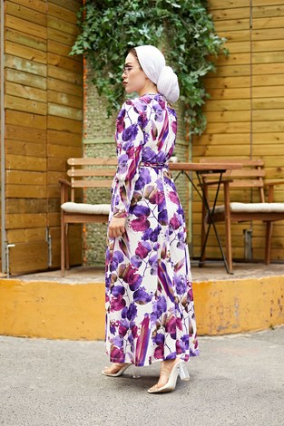 MDI Reglan Kol Elbise 7894-3 - Thumbnail