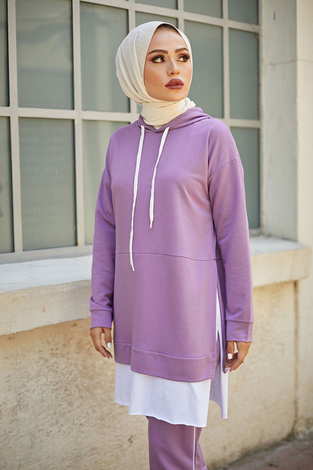 MDI Spor Takım 5462-3 Lila - Thumbnail
